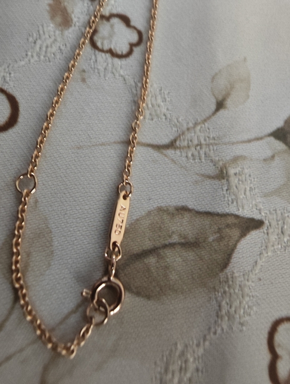 Tiffany & Co. 18K Gold Diamond Necklace - Picture 6 of 7